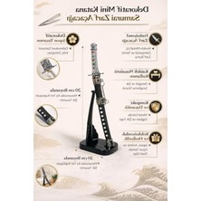 MarkEntegra 20 cm Uzunluğunda Japon Stili Dekoratif Mini Katana Zarf Açacağı