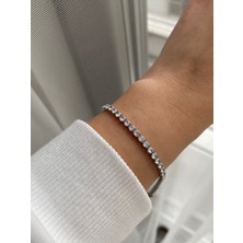 Owentis Çelik Silver Ince Suyolu Isabel Bileklik -Kararma Yapmaz-
