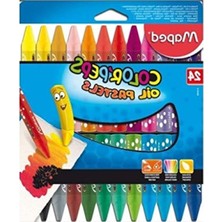 MarkEntegra Yumuşak Dokulu 24'lü Yağlı Pastel Boya Seti