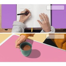 MarkEntegra Çift Taraflı Deri Mouse Pad, 60X30 Cm, Kaymaz ve Suya Dayanıklı