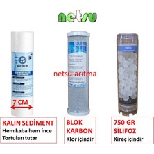 netsu arıtma Daire,bina Ana Girişi Su Arıtma Filtre, Sedimentli 3 Lü Yedek Filtresi