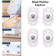 Teknoparkx Kartelalı 4pcs Tek Bilya Tekerlekli Mobilya Eşya Taşıma Aparatı 360° 8kg Taşıma Kapasite (48