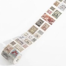 MarkEntegra Vintage Temalı Rulo Sticker, Eğlenceli Tasarım