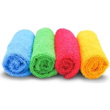 MarkEntegra Mikrofiber Temizlik Bezi ve Oto Yıkama Süngeri Seti, 4 Adet ve 3 Adet