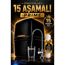 Aquaflo S 15 Aşamalı Vita Prime Multimineralli 80 Gpd Membranlı Çelik Tanklı Su Arıtma Cihazı