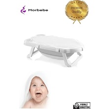 Morbebe Lüx Küvet Yıkama Filesi, Bebek Banyo Filesi, Tüm Küvetlere Uyumlu, Beyaz