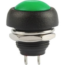 Roboyol Store 12MM PBS-33B Push Buton Yeşil