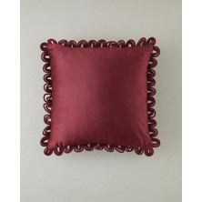 English Home Zuma Kırlent Kılıfı 45X45 cm Bordo