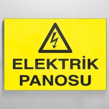 Elektrik Panosu Uyarı Levhası 20X30CM