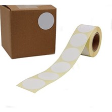 MarkEntegra 30MM Çapında 1000 Adet Baskısız Kuşe Etiket Rulo