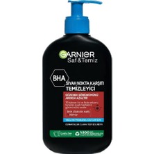 Garnier Saf Aktif Yoğun Nokta Karşıtı Kömür Jel Yüz Yıkama 8.45 Floz (250ML), Vegan