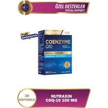 Nutraxin Koenzim Q10 100 Mg Takviye Edici Gıda 30 Yumuşak Kapsül - Coenzym, Coq10