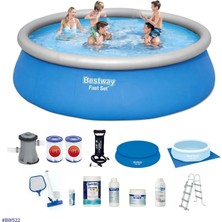 Bestway Büyük Şişme Havuz Seti 457X122CM Bw 522