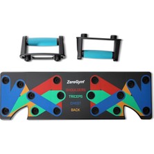 Zerogym Çok Fonksiyonlu Şınav Tahtası, Şınav Barı, Karın, Göğüs, Omuz, Kol, Sırt, Egzersiz Aleti