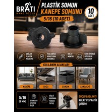 Plastik Kelebek Somun Kanepe Somunu 5/16 (10 Adet)