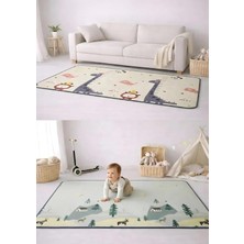 Coolmats Rulo Oyun Matı Çift Taraflı Büyüyen Dino - Geyik Vadisi 200X140X1 cm (200X140X1 Cm)