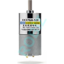 Roboyol Store ZGA37RG Dc Motor 12V 200RPM
