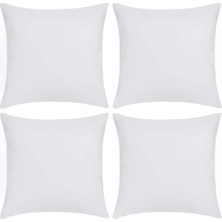 Teksnil Home 4 Adet Fermuarlı Kırlent Iç Astarı 5 Ebat Kırlent Içi Yastık Kılıf Astar Milt- 40X40