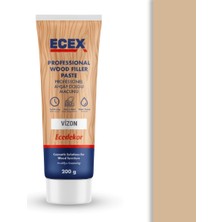 Ecex Ahşap Dolgu ve Tamir Macunu 200 gr Tüp (Vizon)