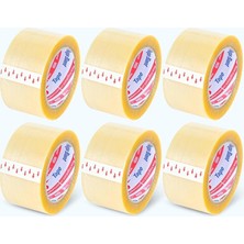 Nuga 57 mm x 100 mt Şeffaf Koli Bandı Hotmelt Red 6 Adet