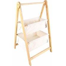 Porland Tony Bambu 2 Katlı Organizer 76 cm