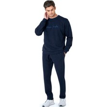 Pierre Cardin Erkek Uzun Kollu Bisiklet Yaka Üç Iplik Eşofman TAKIMI-6115