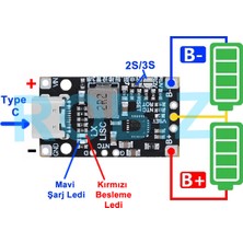 Roboyol Store 2s IP2326 Lityum Pil Şarj Devresi