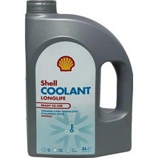 Shell Coolant Longlife -37 Derece 3 Lt Kullanıma Hazır Kırmızı Antifriz