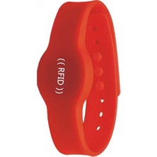 Roboyol Store 13.56MHZ Rfid Bileklik Kırmızı