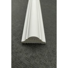 Decozza Boyanabilir Duvar Çıtası 4cm 5 Boy 12 Metre(1boy 240 cm DF-4020) Ekru