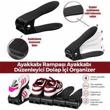 Nuveden 6 Adet Siyah Plastik Ayakkabı Rampası 12X25CM (4887) NVDN-GOITLT34
