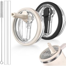 Antand Stanley H2.0 Quencher Için 40 Oz Kapaklı Hasır Sızdırmaz Kapak, Stanley Bardak Aksesuarları Protour Için 2 Paket Bardak Kapağı Değiştirme 40 Oz, Stanley Aksesuarları Için Dökülmeye Dayanıklı