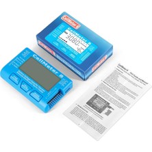 Rc 1-8s Lipo Li-Ion Life Nimh Pil Voltaj ve Kapasite Test Cihazı, Voltmetre, 0.1 Hassasiyet