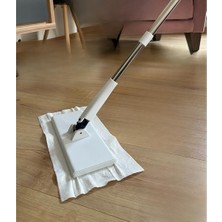 Jouis Döner Başlıklı Mini Temizlik Paspası, Hijyenik Temassız Kullanım,ıslak Mendil Uyumlu,tüm Bezlerle Uyumlu Akıllı Mop (Tembel Mop)
