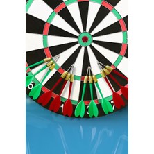 Empressco Yetişkinler ve Çocuklar Için 43 cm Dart Seti, 4 Ok, Hedef Tahtası Eğlence Seti