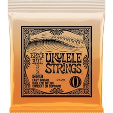 Ernie Ball Ukulele Ball End Şeffaf Naylon Ipler