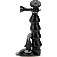 Ayex AX-231 Vantuzlu Araç Içi Esnek Kamera Tutucu – Gopro, Djı Osmo Action, INSTA360 ile Uyumlu, 1/4 Vida Bağlantılı