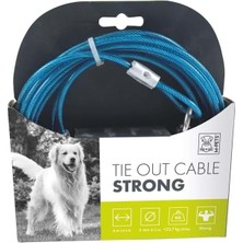 M-Pets Strong Bahçe Bağlama Halatı 6 mt Mavi