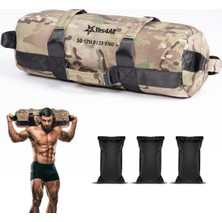 YES4ALL Egzersiz Için Kum Torbaları, Kulplu, Ağırlık Eğitimi Için Ayarlanabilir Kum Torbaları - Renk ve Ölçü Seçenekleri, 2,2-90 kg