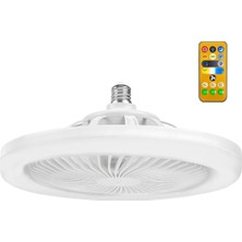 LED Işıklı Tavan Vantilatörü, 3 Farklı Işık Modu, 3 Seviye Güçlü Fan Modu, Uzaktan Kumandalı, Ayarlanabilir Parlaklık Ayarı, Kolay Kurulumlu, Ev Ofis Balkon Bahçe Için Tavan Pervane Vantilatörü