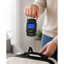 Dijital El Kantarı 50 kg Hassas LCD Ekranlı Bagaj Tartısı