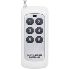 Roboyol Store 433MHZ Kumanda 6 Buton Teleskopik Anten