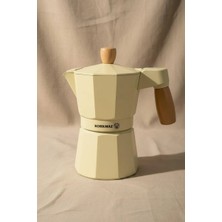 Bereketli Store Korkmaz Etna Moka Pot 150 ml – Alüminyum Döküm Gövdeli Espresso ve Kahve Demleme Makinesi