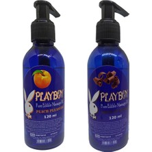 Alvera Collection Playboy Şeftali ve Çikolata Aromalı Masaj Yağı