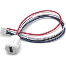 Roboyol Store 4 Pin Type C USB Uzatma Kablosu Beyaz