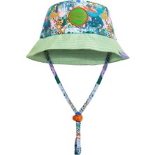 Milk&amp;moo Jungle Friends Ayarlanabilir Bebek Yazlık Şapkası 0-18 Ay