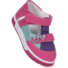 Kiko Kids Kalpli Kız Bebek Günlük Ayakkabı Fuşya - Lila