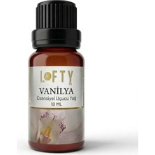 Lofty Vanilya 10 ml Saf Uçucu Yağ %100 Doğal Buhurdanlık ve Oda Kokusu İçin Ferahlatıcı Etki