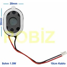 Roboyol Store Hoparlör 1.5W 8ohm 20X30MM