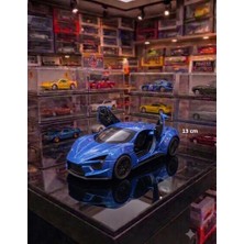 Oyuncak Sahili Lykan Hypersport Tarz Metal Koleksiyon Işık ve Ses Efektli Araba 13X5 Fast Furious Hızlı Öfkeli Mavi